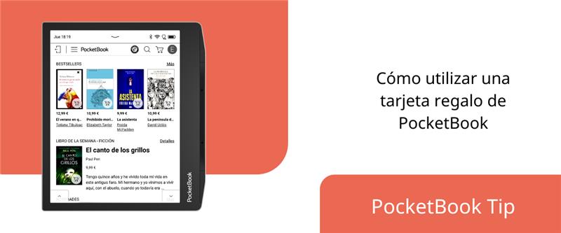 Cómo utilizar una tarjeta regalo PocketBook