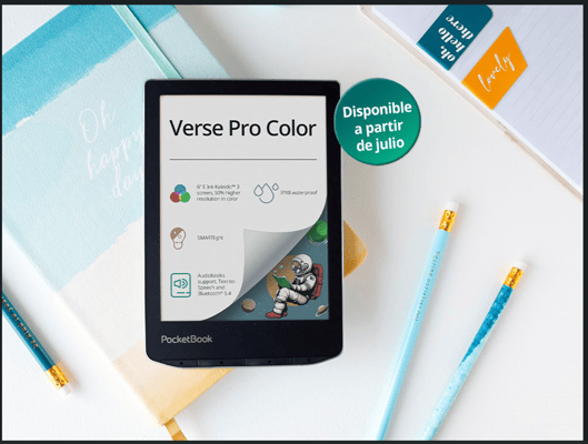 Ya está a la venta en PocketBook Verse Pro Color