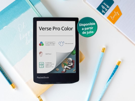 PocketBook Verse Pro Color, un e-reader súper compacto ahora también con pantalla a color