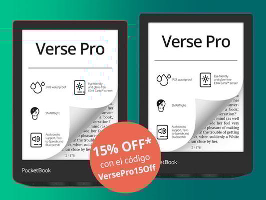 15% Menos para Leer Más: Disfruta del verano con el PocketBook Verse Pro