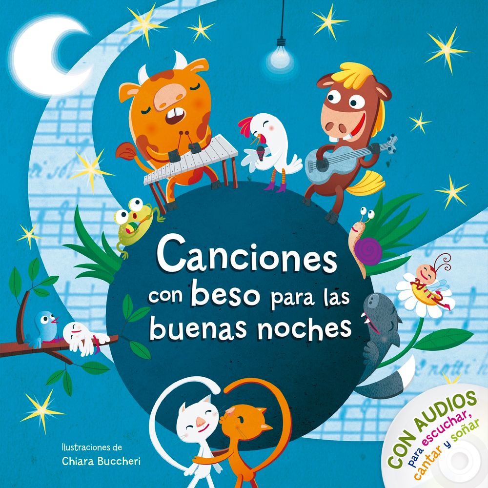 Canciones con beso para las buenas noches (Cuentos con beso)