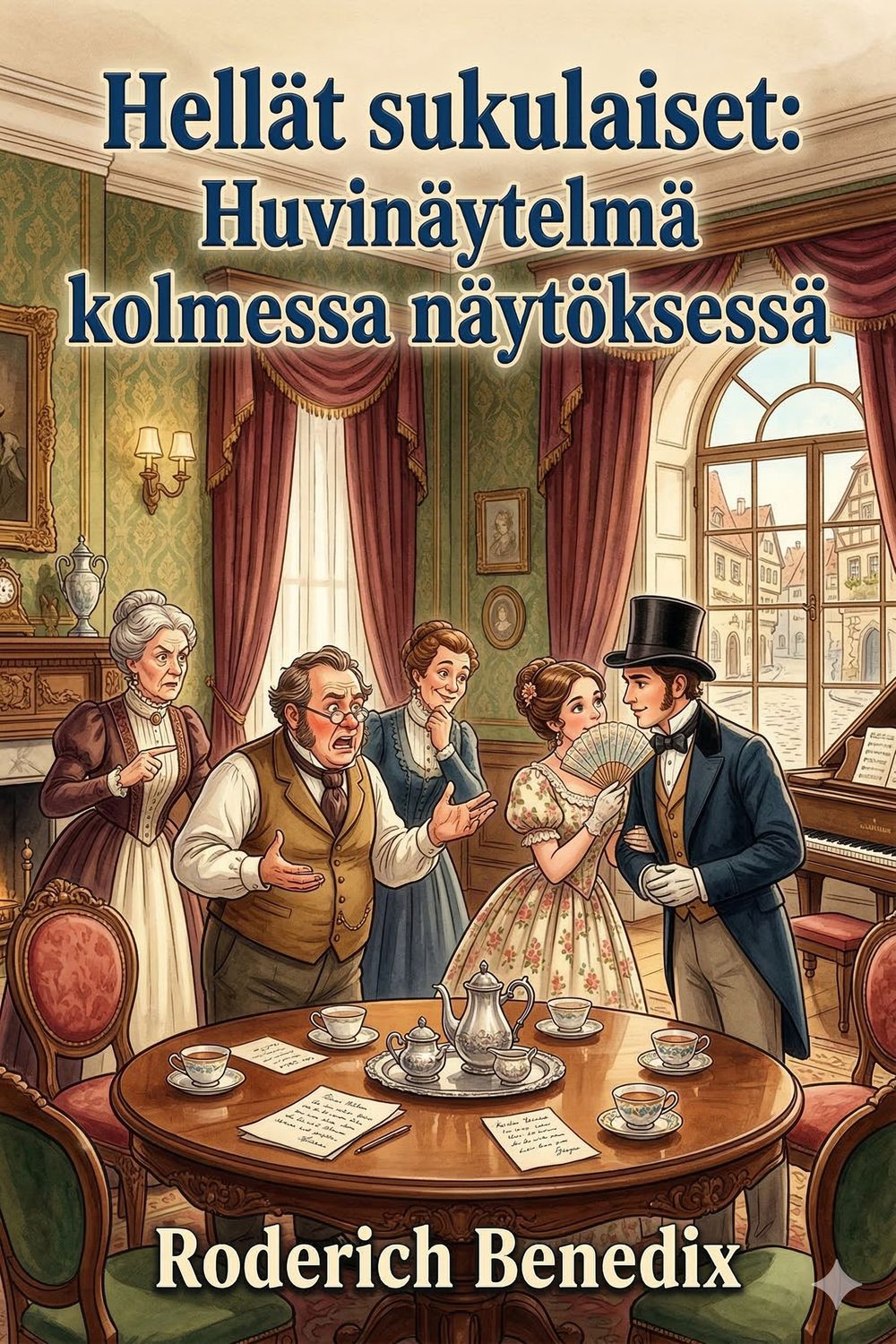 Hellät sukulaiset: Huvinäytelmä kolmessa näytöksessä