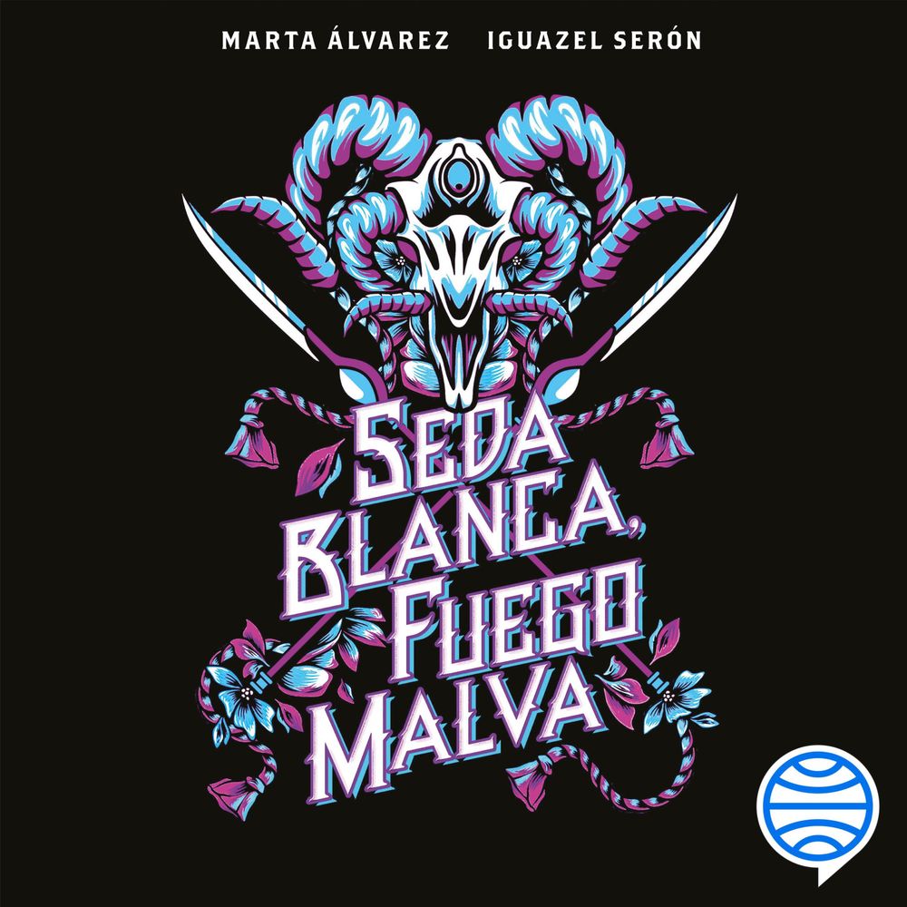 Seda blanca, fuego malva