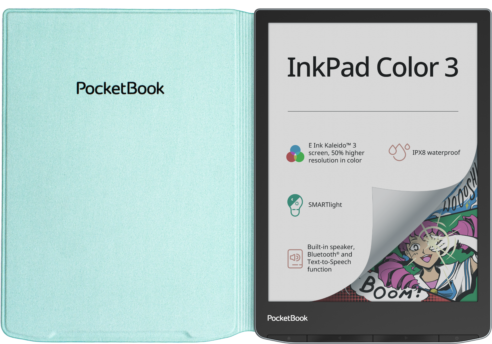 Funda 7,8" Flip Comic para e-readers de la serie InkPad