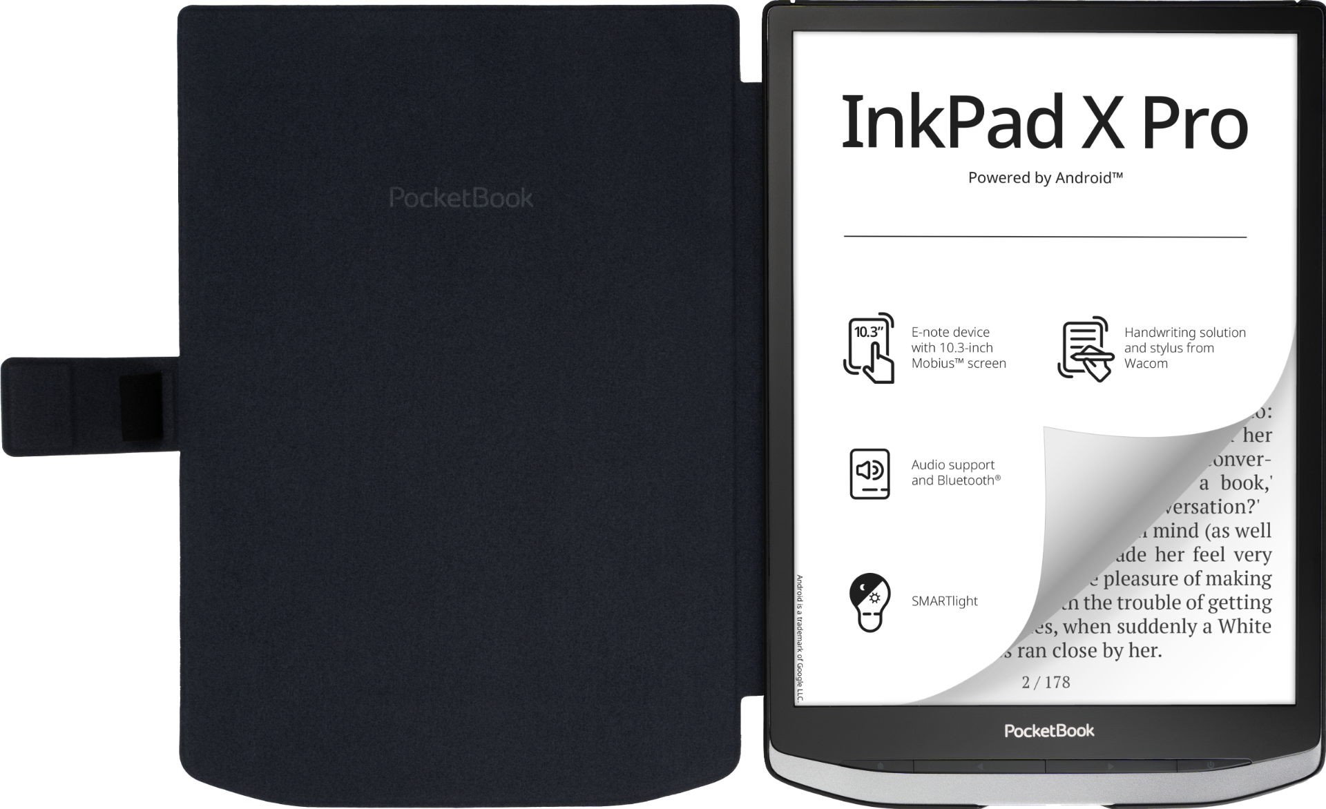 Funda 10,3'' Shell azul para el InkPad X Pro