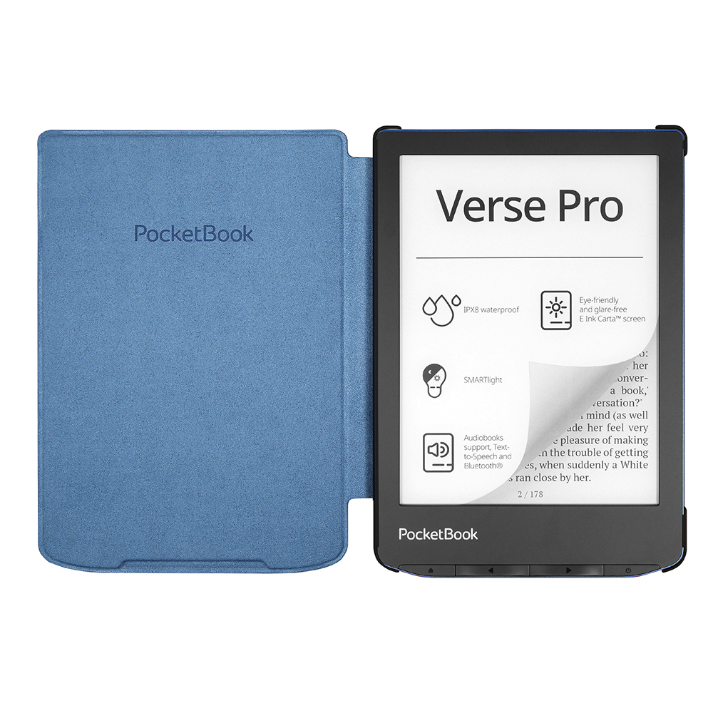 Funda 6" Shell azul para e-readers de la serie Verse