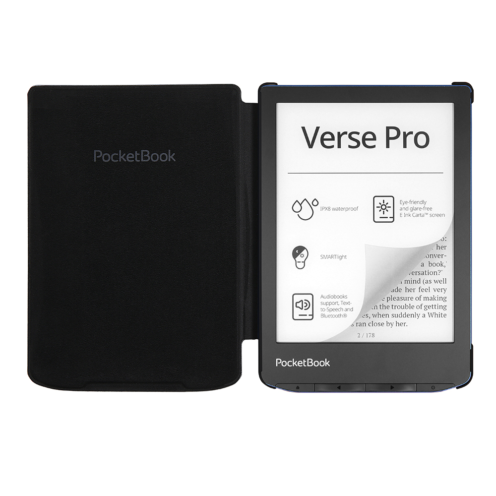 Funda 6" Shell negra para e-readers de la serie Verse