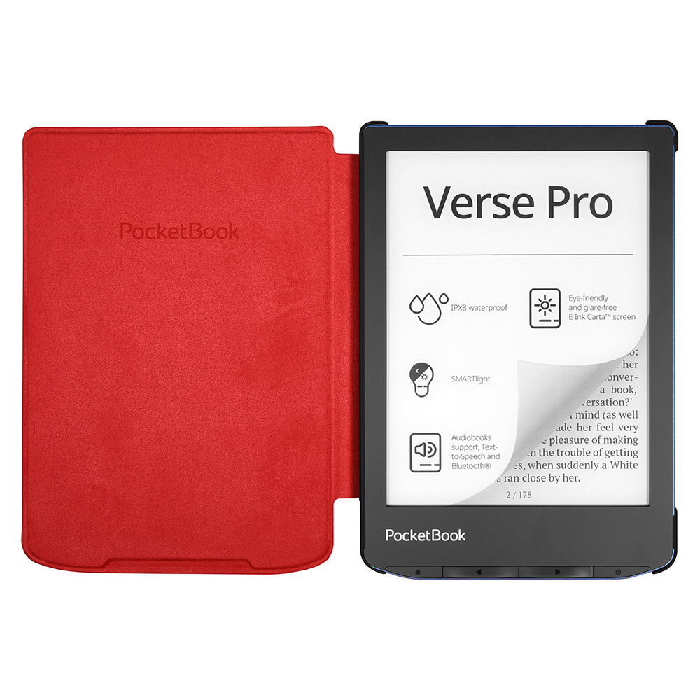 Funda 6" Shell roja para e-readers de la serie Verse