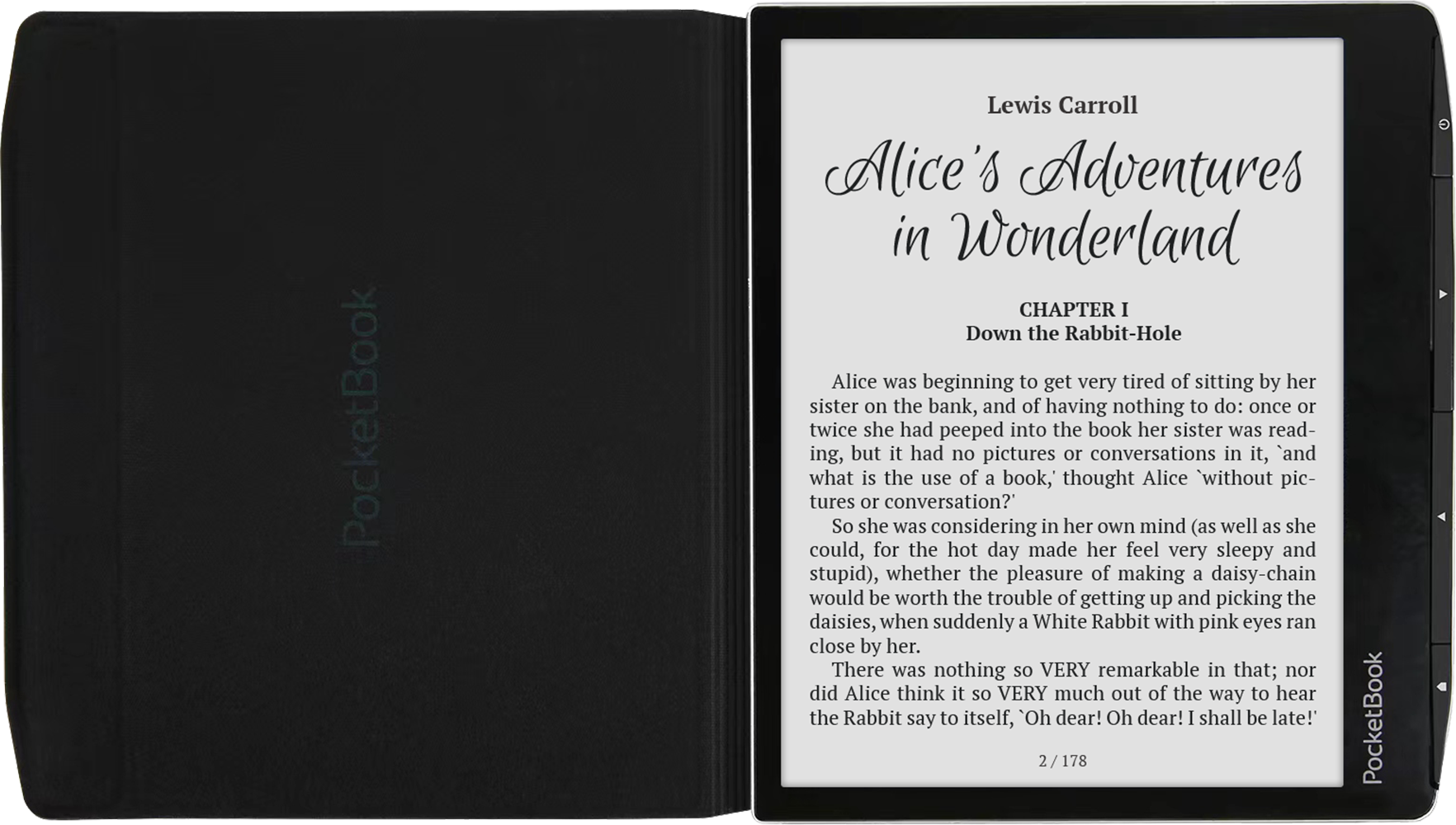 Funda 7" Flip negra para e-readers de la serie Era