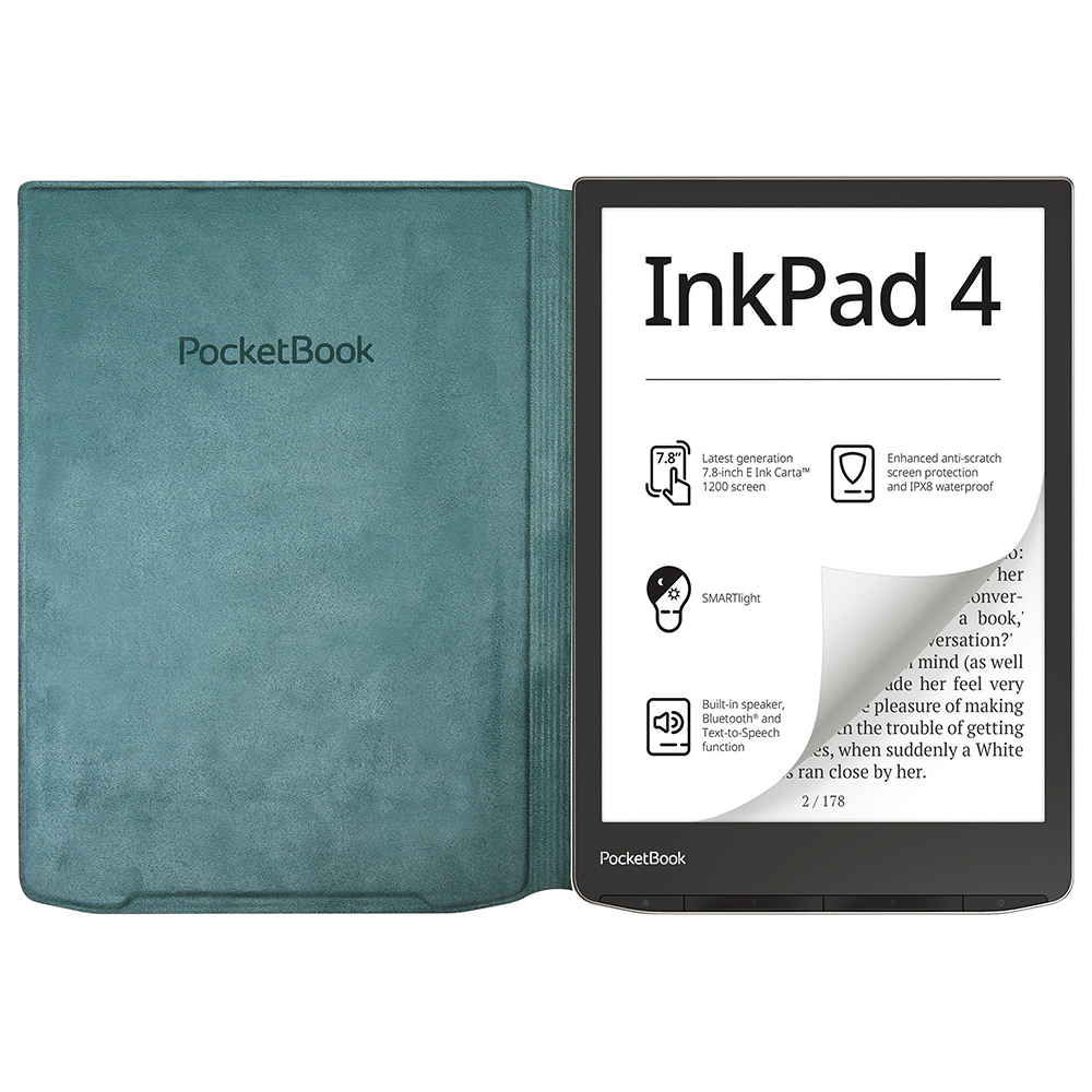 Funda 7,8" Flip verde para e-readers de la serie InkPad