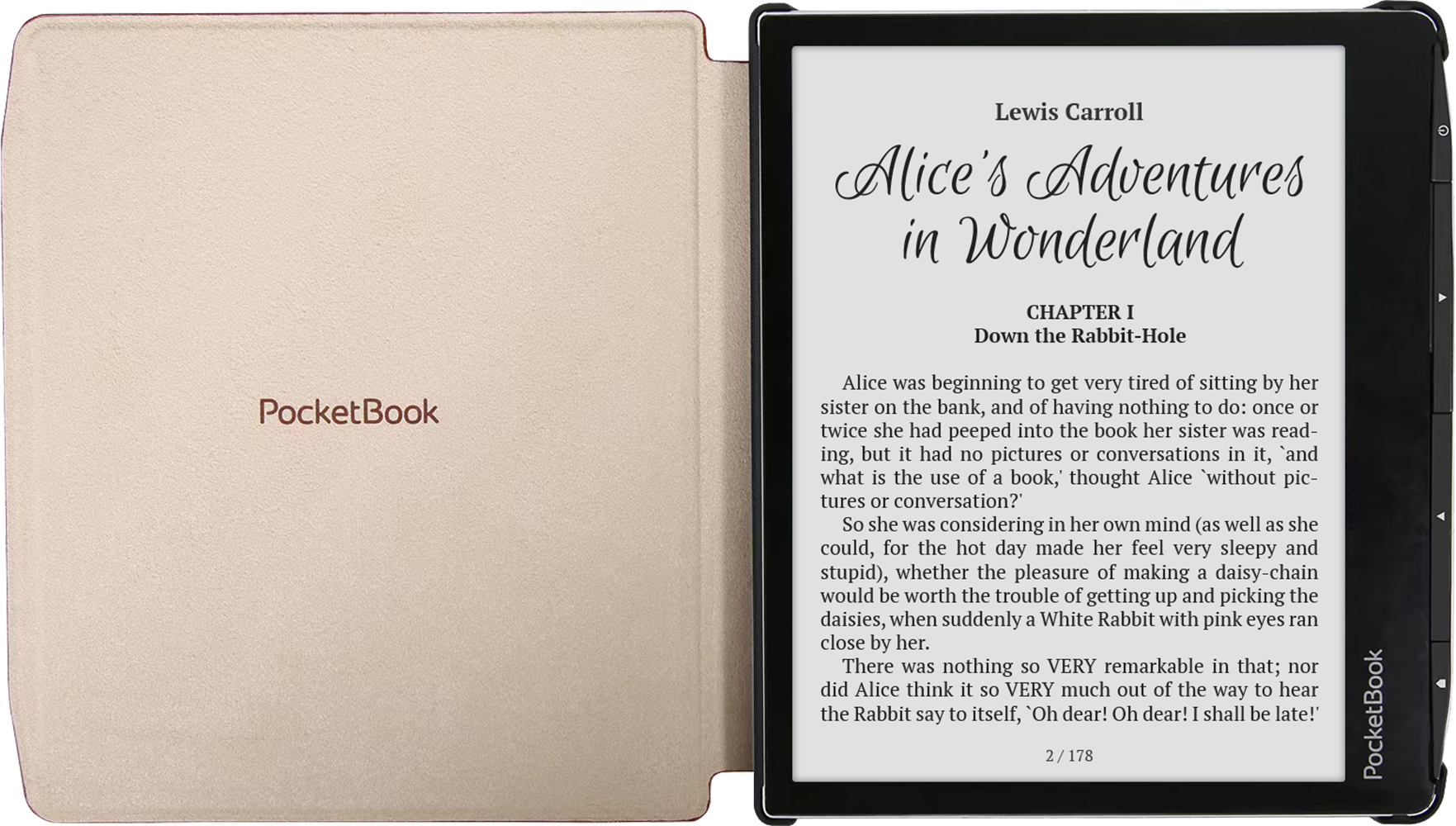 Funda 7" Shell marrón para e-readers de la serie Era