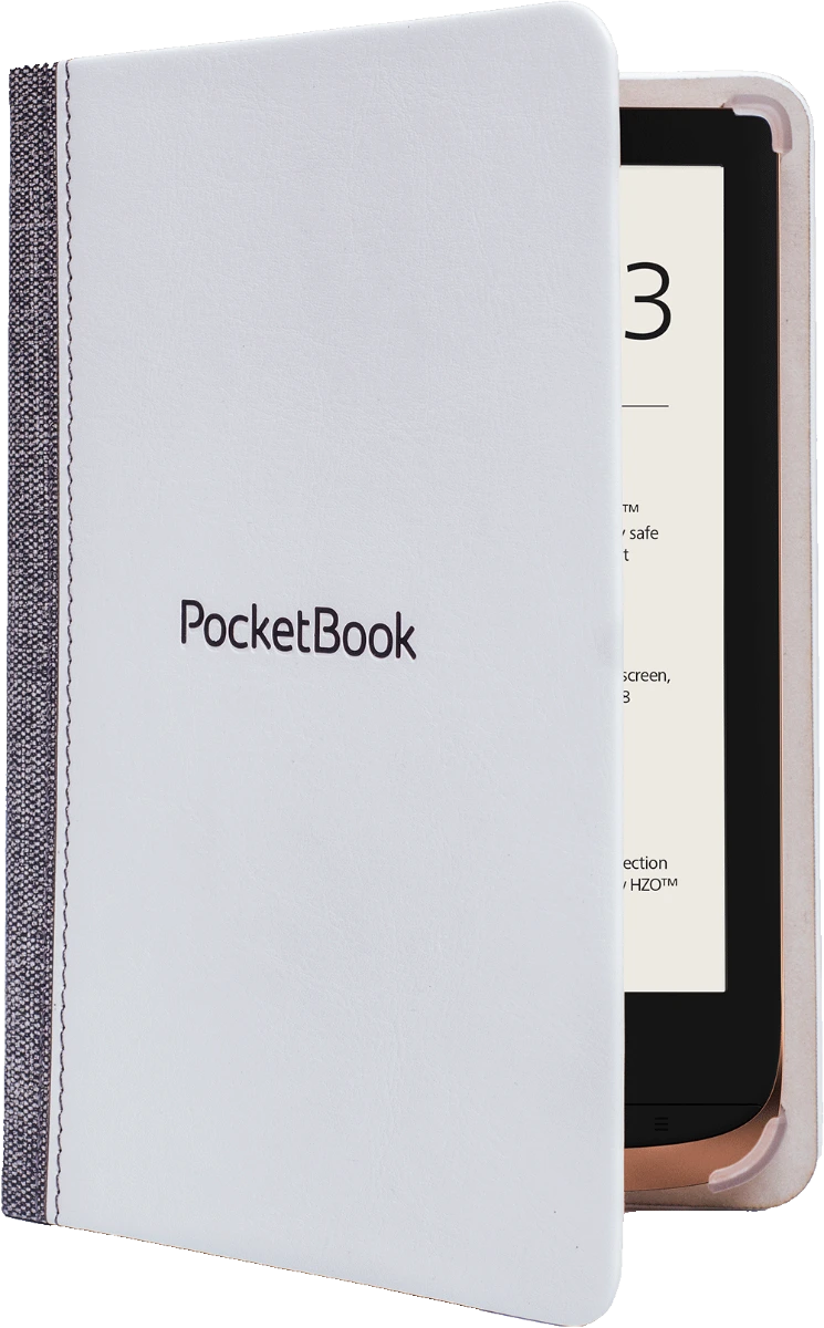 Funda 6" ClassicBook blanca para el Basic Lux 4 y el PocketBook Color