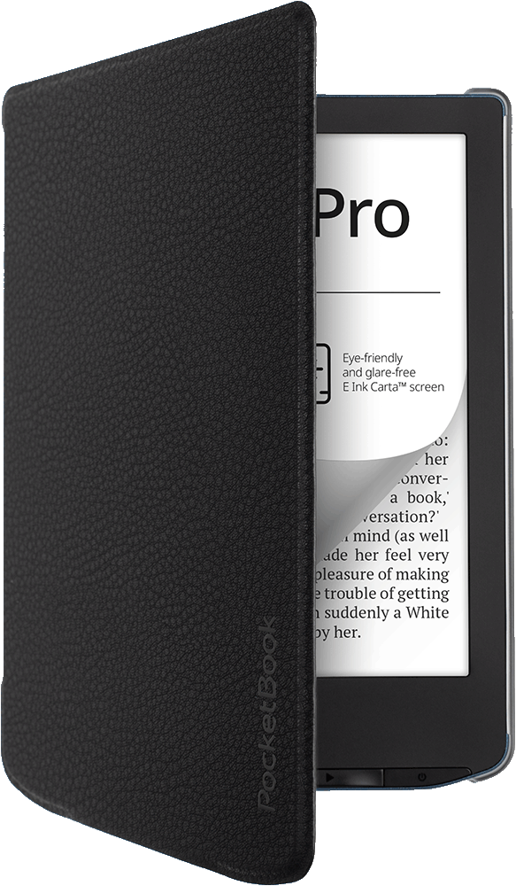 Funda 6" Shell negra con trasera transparente para e-readers de la serie Verse