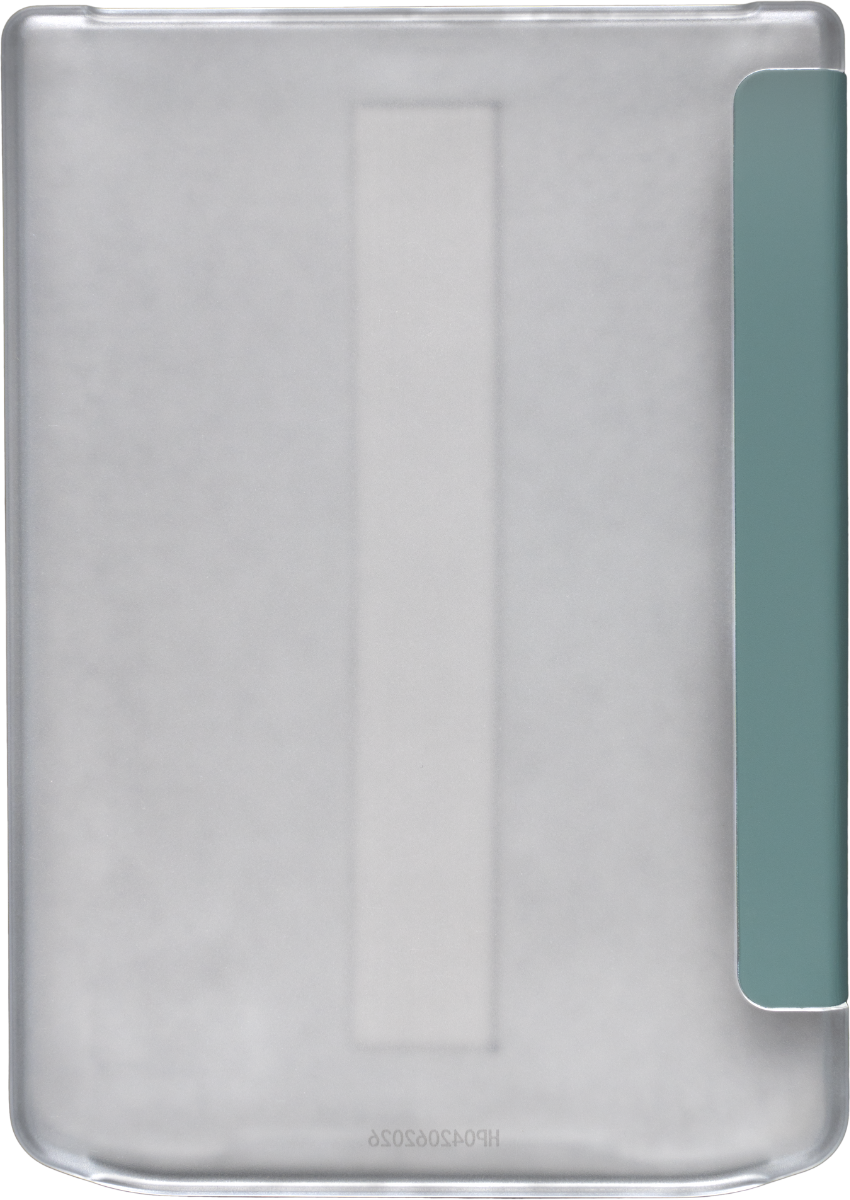 Funda 6" Shell verde salvia con sujeción y trasera transparente para e-readers de la serie Verse