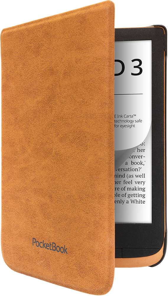 Funda 6" Shell marrón para el Basic Lux 4 y el PocketBook Color